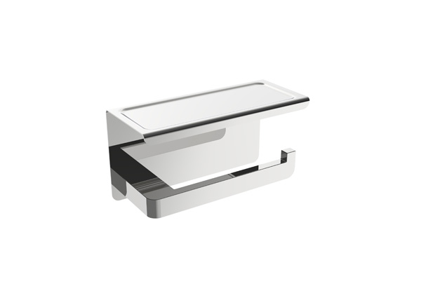 V07 Suporte de papel higiênico com prateleira